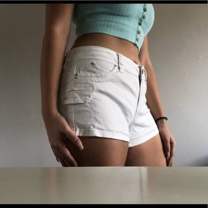 White Shorts